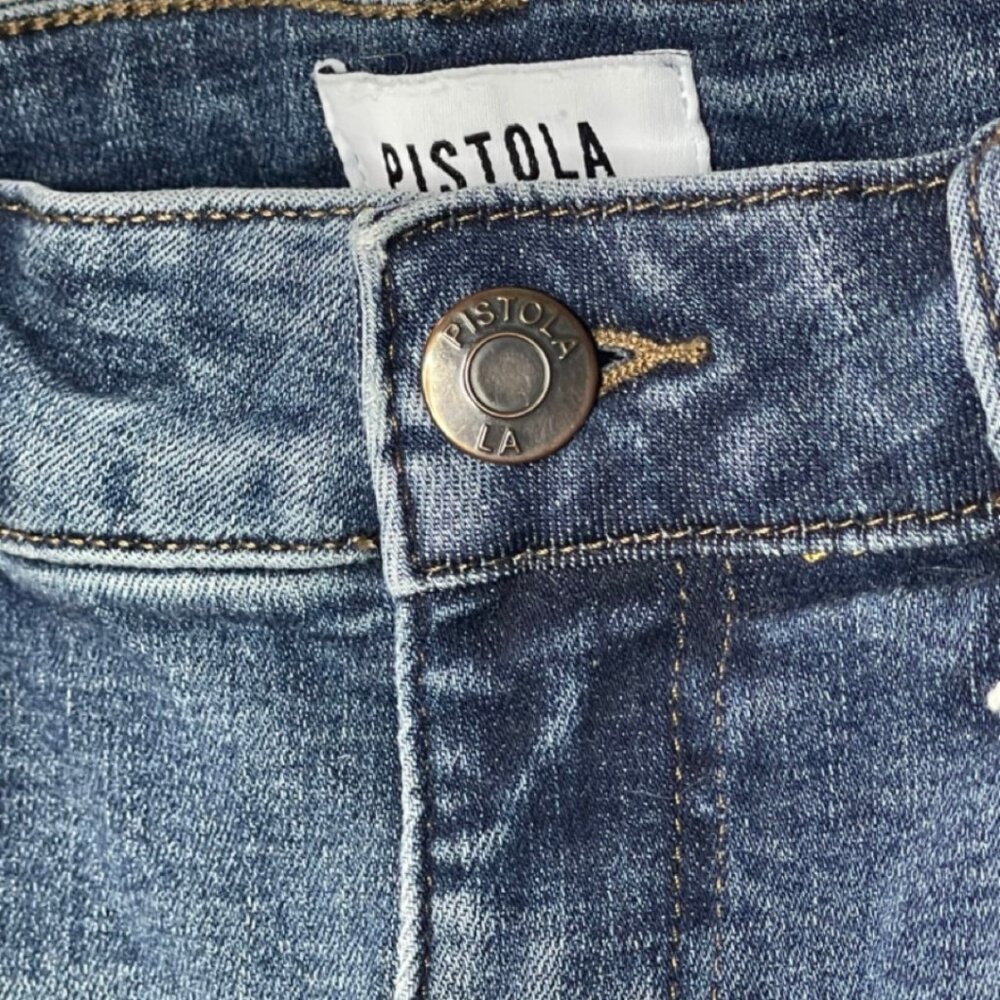 PISTOLA | Medium Wash Stretchy Skinny Jeans | Size 28 - Picture 4 of 10